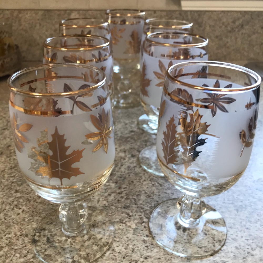 Libbey  mid century liquor glasses